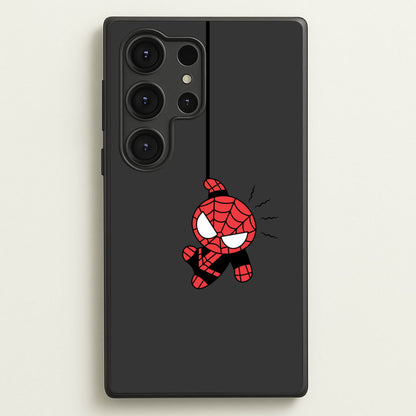 Gray Hanging Spider Hero  - Marvel Phone Case for Galaxy S25 Ultra