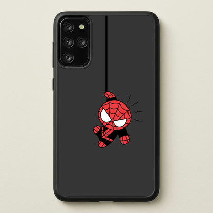 Gray Hanging Spider Hero  - Marvel Phone Case for Galaxy S20 Plus