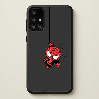 Gray Hanging Spider Hero  - Marvel Phone Case for Galaxy A71