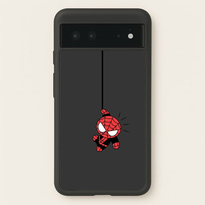 Gray Hanging Spider Hero  - Marvel Phone Case for Google Pixel 6