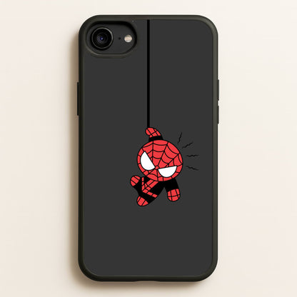 Gray Hanging Spider Hero  - Marvel Phone Case for iPhone 6 / 7 / 8 / SE