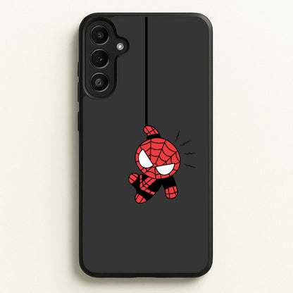 Gray Hanging Spider Hero  - Marvel Phone Case for Galaxy A34