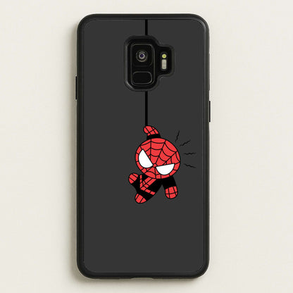 Gray Hanging Spider Hero  - Marvel Phone Case for Galaxy S9