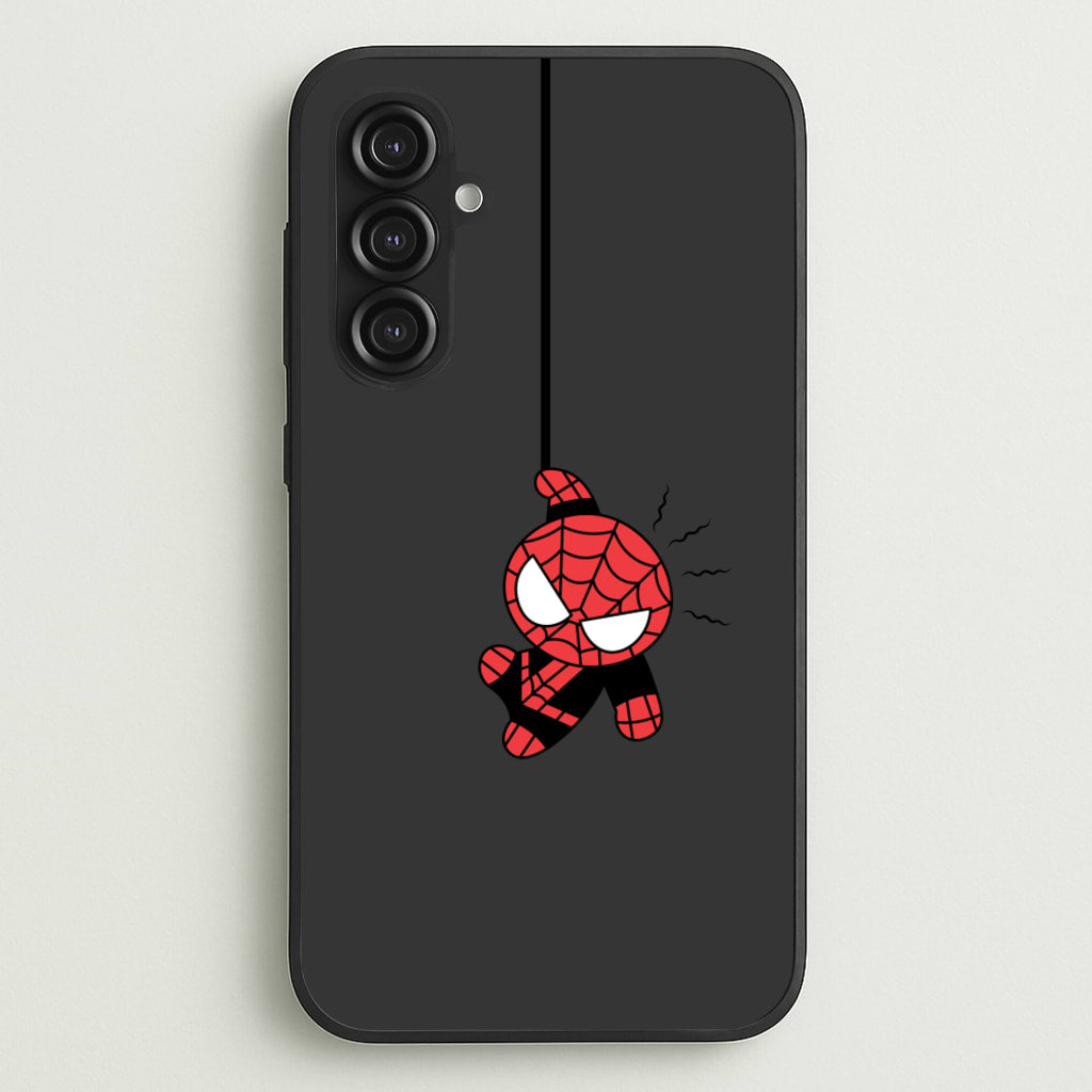 Gray Hanging Spider Hero  - Marvel Phone Case for Galaxy S23FE