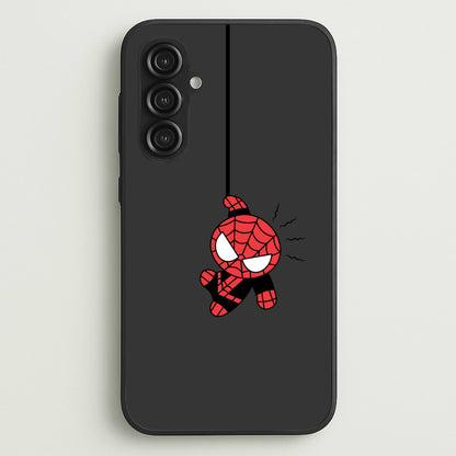 Gray Hanging Spider Hero  - Marvel Phone Case for Galaxy S23FE