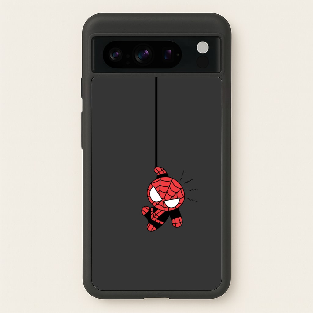 Gray Hanging Spider Hero  - Marvel Phone Case for Google Pixel 8 Pro