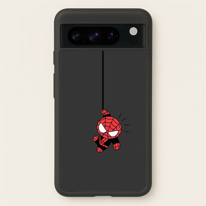 Gray Hanging Spider Hero  - Marvel Phone Case for Google Pixel 8 Pro