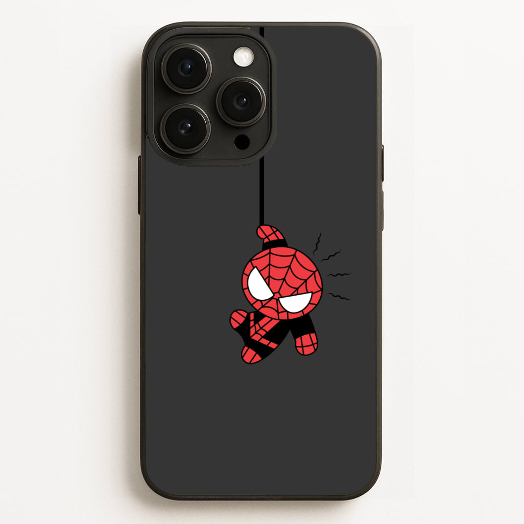 Gray Hanging Spider Hero  - Marvel Phone Case for iPhone 12 Pro Max