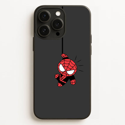 Gray Hanging Spider Hero  - Marvel Phone Case for iPhone 12 Pro Max