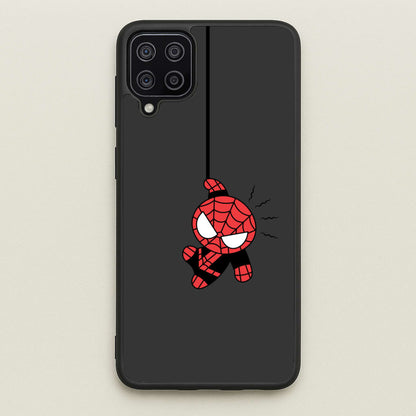 Gray Hanging Spider Hero  - Marvel Phone Case for Galaxy A12
