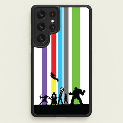 Superhero Team Silhouette  - Marvel Phone Case for Galaxy S22 Ultra