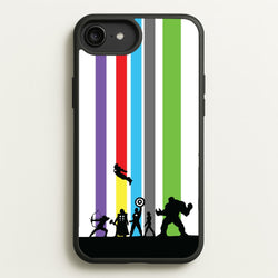 Superhero Team Silhouette  - Marvel Phone Case for iPhone 6 Plus / 7 Plus / 8 Plus