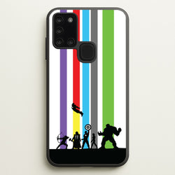 Superhero Team Silhouette  - Marvel Phone Case for Galaxy A21s