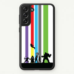 Superhero Team Silhouette  - Marvel Phone Case for Galaxy S22 Plus
