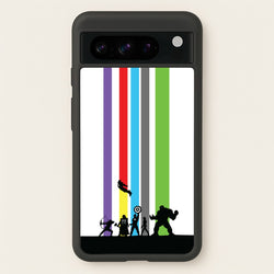 Superhero Team Silhouette  - Marvel Phone Case for Google Pixel 8 Pro
