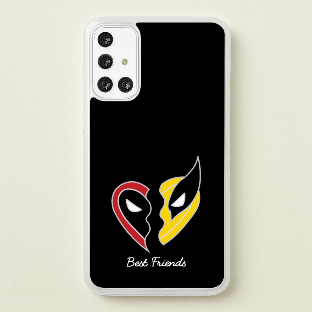 Superhero Best Friends Locket  - Marvel Phone Case for Galaxy A71