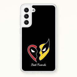 Superhero Best Friends Locket  - Marvel Phone Case for Galaxy S22