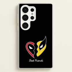 Superhero Best Friends Locket  - Marvel Phone Case for Galaxy S25 Ultra