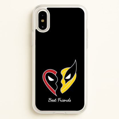 Superhero Best Friends Locket  - Marvel Phone Case for iPhone X / XS