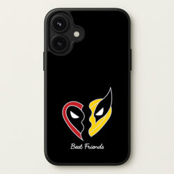 Superhero Best Friends Locket Phone Case for iPhone 17