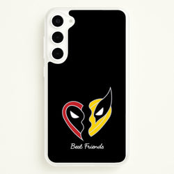 Superhero Best Friends Locket  - Marvel Phone Case for Galaxy S23