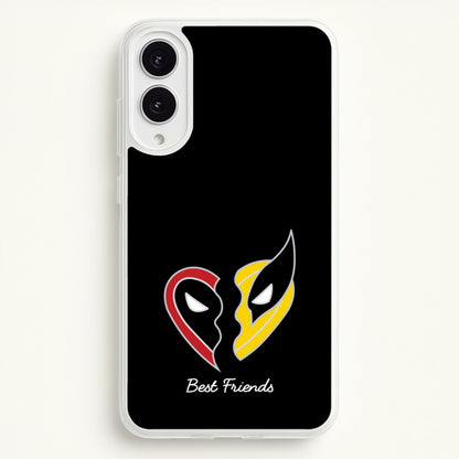 Superhero Best Friends Locket  - Marvel Phone Case for Galaxy S25 Edge