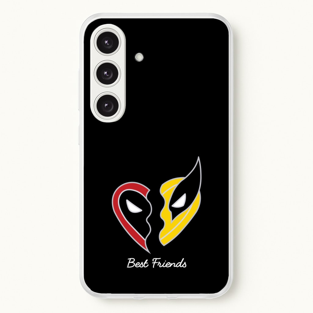 Superhero Best Friends Locket  - Marvel Phone Case for Galaxy S24 Plus