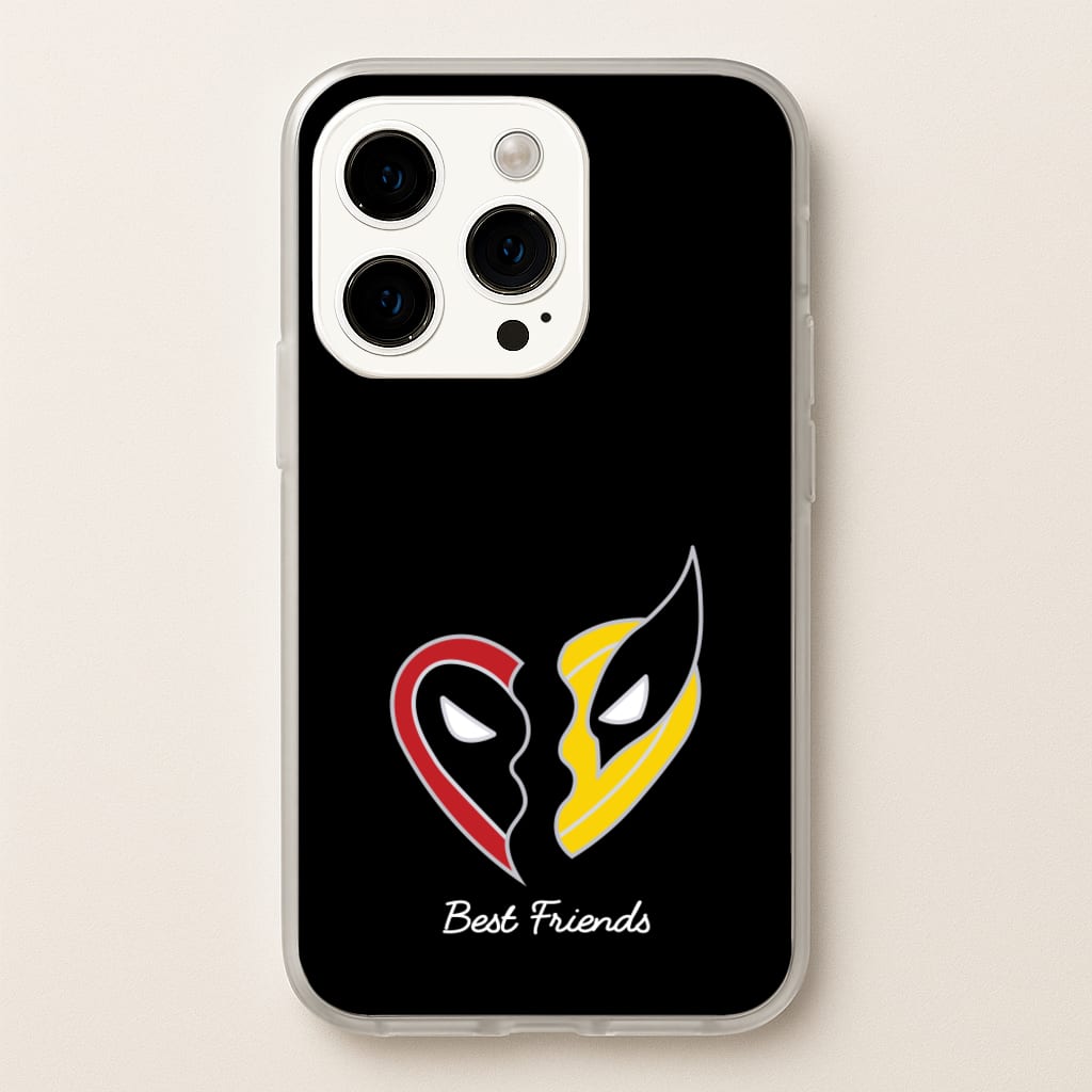 Superhero Best Friends Locket  - Marvel Phone Case for iPhone 15 Pro Max