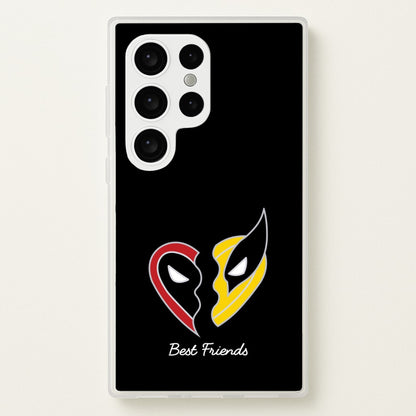 Superhero Best Friends Locket  - Marvel Phone Case for Galaxy S24 Ultra