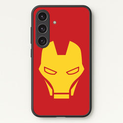 Red Robot Super Hero Face  - Marvel Phone Case for Galaxy S24