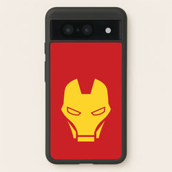 Red Robot Super Hero Face  - Marvel Phone Case for Google Pixel 8