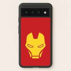 Red Robot Super Hero Face  - Marvel Phone Case for Google Pixel 7 Pro