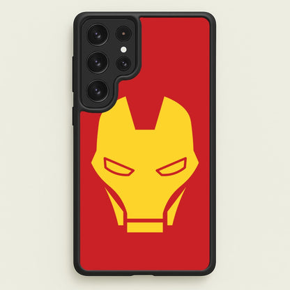 Red Robot Super Hero Face  - Marvel Phone Case for Galaxy S23 Ultra