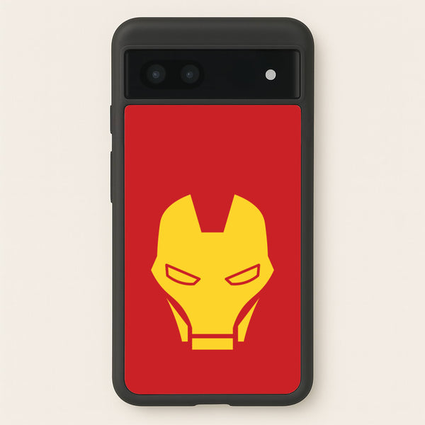 Red Robot Super Hero Face  - Marvel Phone Case for Google Pixel 6a