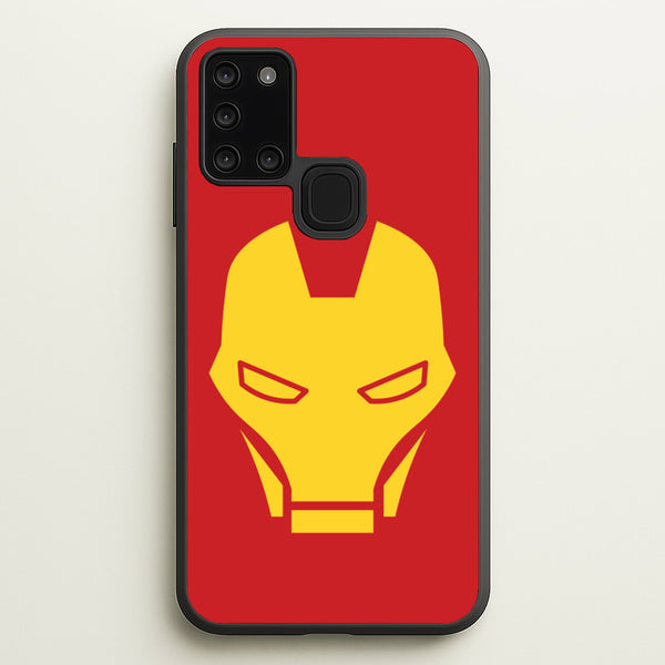 Red Robot Super Hero Face  - Marvel Phone Case for Galaxy A21s