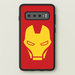 Red Robot Super Hero Face  - Marvel Phone Case for Galaxy S10 Plus