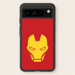 Red Robot Super Hero Face  - Marvel Phone Case for Google Pixel 8 Pro