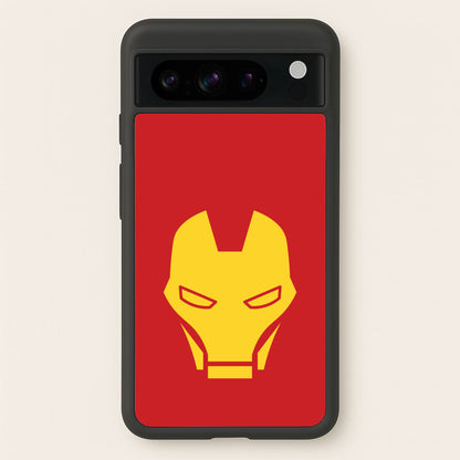 Red Robot Super Hero Face  - Marvel Phone Case for Google Pixel 8 Pro