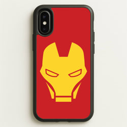 Red Robot Super Hero Face  - Marvel Phone Case for iPhone X / XS