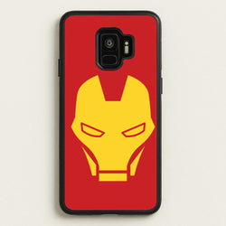 Red Robot Super Hero Face  - Marvel Phone Case for Galaxy S9
