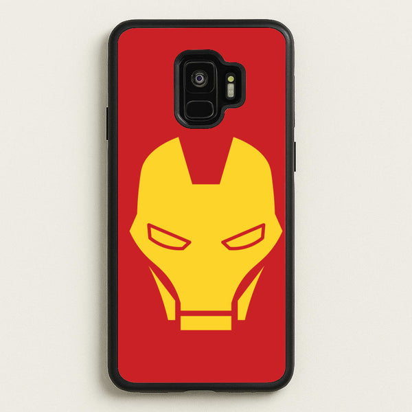 Red Robot Super Hero Face  - Marvel Phone Case for Galaxy S9