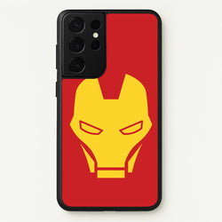 Red Robot Super Hero Face  - Marvel Phone Case for Galaxy S21 Ultra