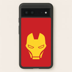 Red Robot Super Hero Face  - Marvel Phone Case for Google Pixel 7