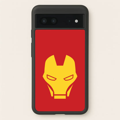 Red Robot Super Hero Face  - Marvel Phone Case for Google Pixel 7