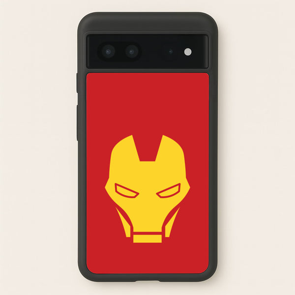 Red Robot Super Hero Face  - Marvel Phone Case for Google Pixel 7