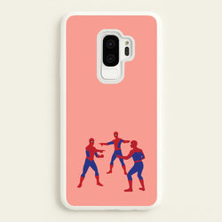 Spider Hero Pointing Meme  - Marvel Phone Case for Galaxy S9 Plus