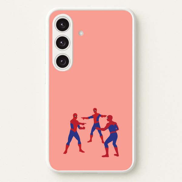 Spider Hero Pointing Meme  - Marvel Phone Case for Galaxy S24