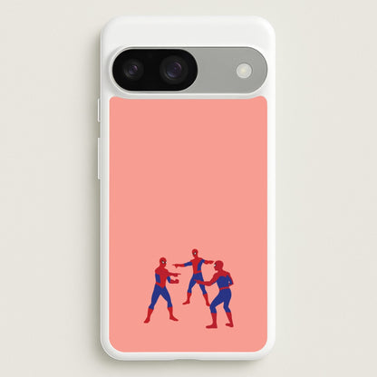 Spider Hero Pointing Meme  - Marvel Phone Case for Google Pixel 9 / 9 Pro