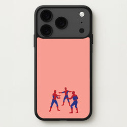 Spider Hero Pointing Meme Phone Case for iPhone 17 Pro