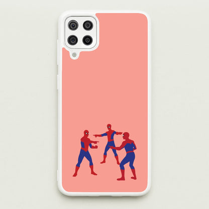 Spider Hero Pointing Meme  - Marvel Phone Case for Galaxy A12